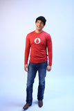 Red Long-Sleeved Shirt